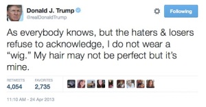 Donald Trumps Hair - Twitter